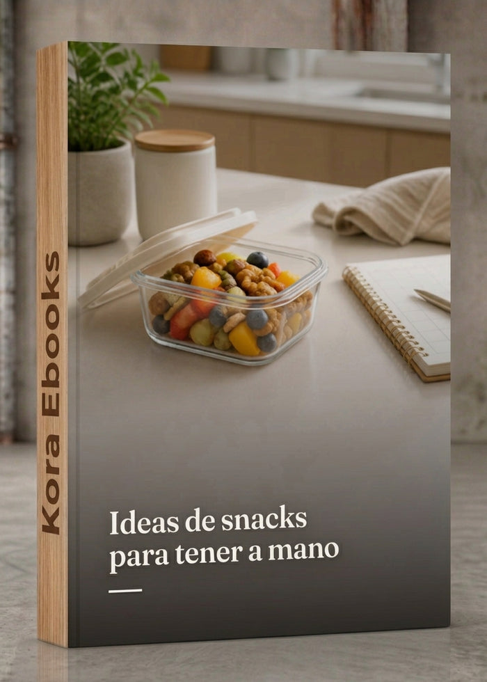 IDEAS DE SNACKS PARA TENER A MANO
