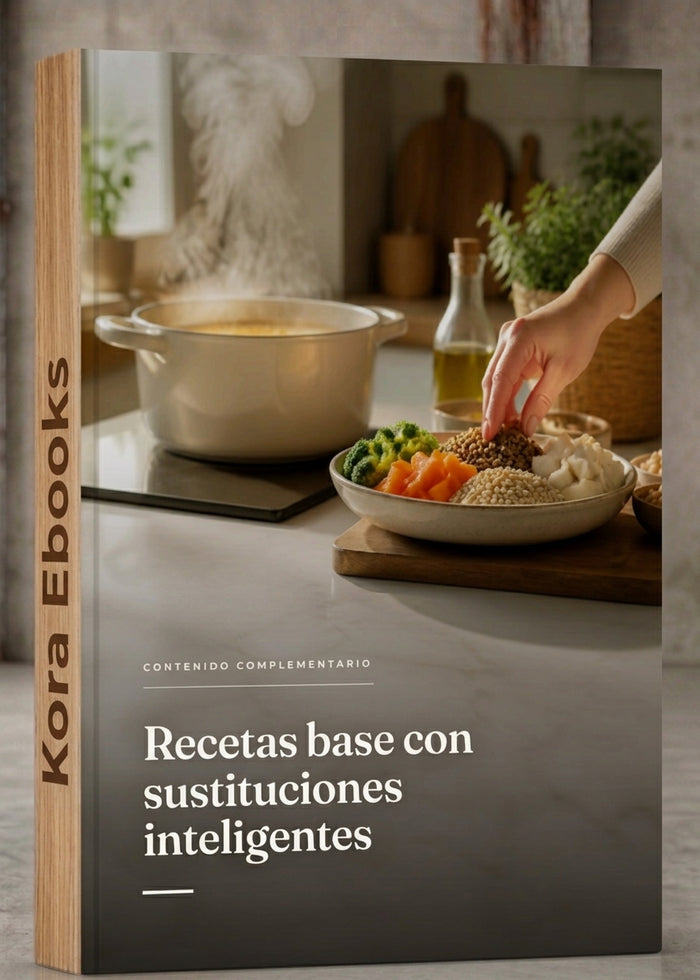 RECETAS BASE CON SUSTITUCIONES INTELIGENTES