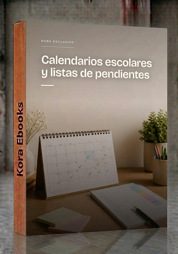 CALENDARIOS ESCOLARES Y LISTAS DE PENDIENTES