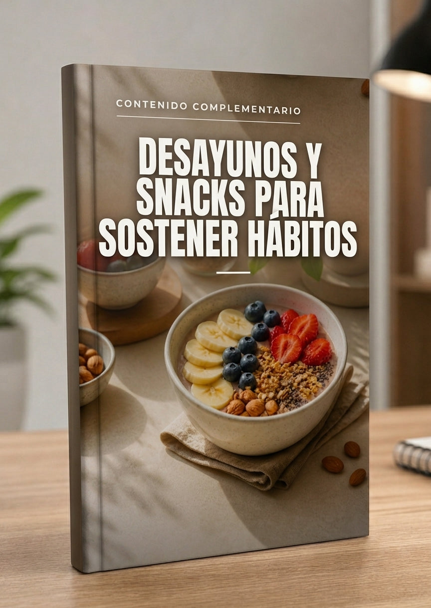 DESAYUNOS Y SNACKS PARA SOSTENER HABITOS
