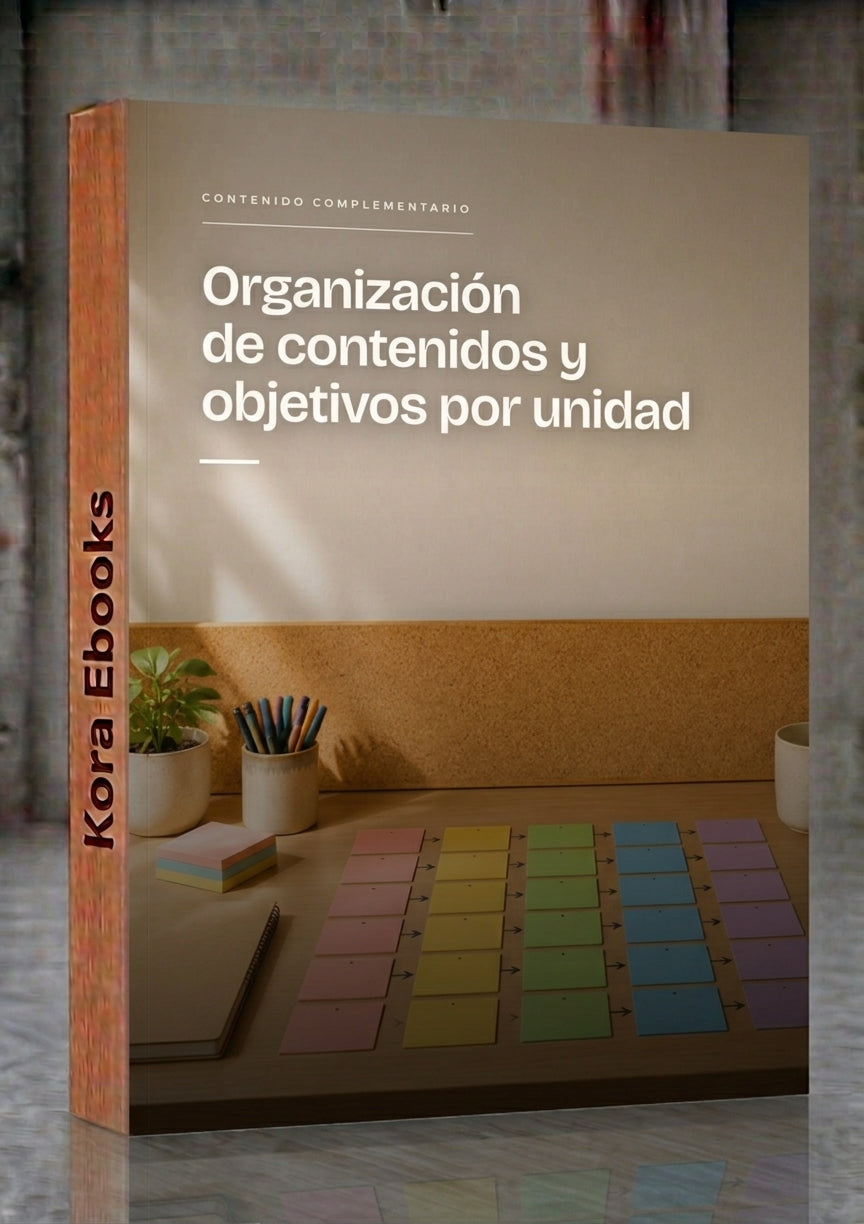 ORGANIZACIÓN DE CONTENIDOS Y OBJETIVOS POR UNIDAD
