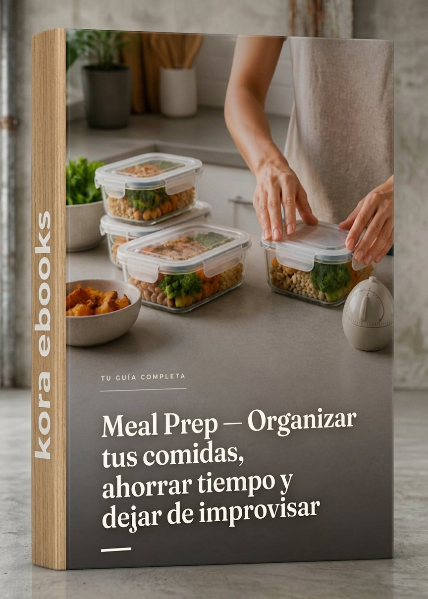 ORGANIZAR TUS COMIDAS, DEJA DE IMPROVISAR