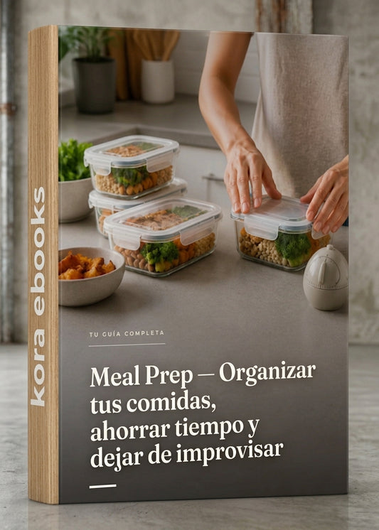 ORGANIZAR TUS COMIDAS, DEJA DE IMPROVISAR